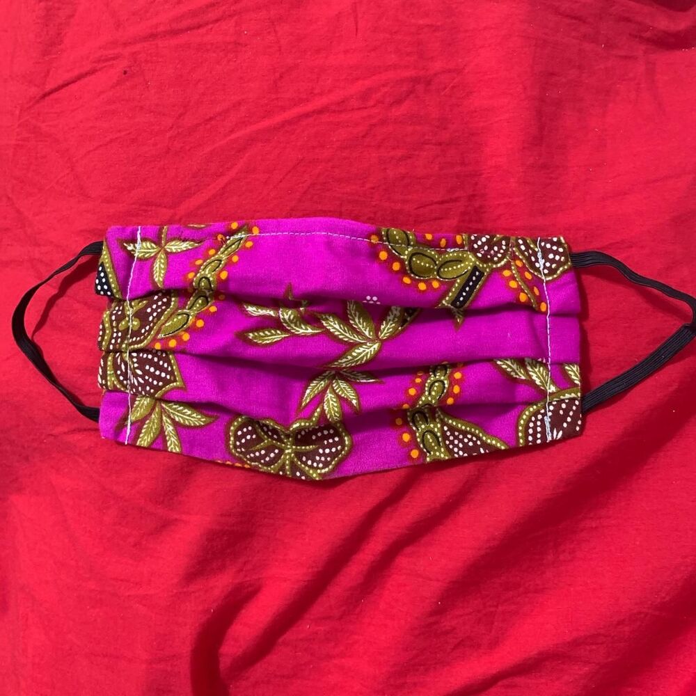 Handmade vintage fabric face mask